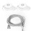 2pair Automatic Shoelaces with Rotating Buckle, No-Tie Thick Rope Design for Sneakers 6