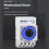 GEYA SUL181h Mechanical Timer  24 Hours Programmable Din Rail   with Battery 110V-240V 6