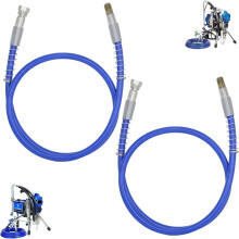 247338 Airless Whip Hose, 4ft 3/16inch Flexible Paint Sprayers Hose Whip Replacement for Magnum Sprayers 247338