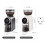 Automatic Electric Coffee Grinder Burr Mill with Visual Bean Storage for Espresso American Coffee UK Plug A 7