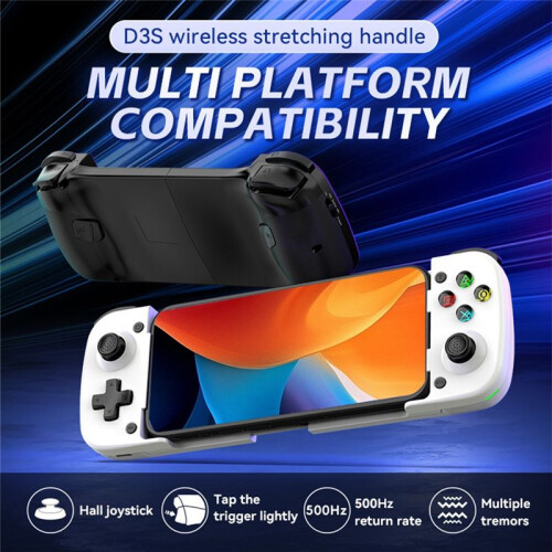 D3 Wireless Stretchable Game Controller  5.0 Mobile Phone Gamepad Controller for   Android IOS,C 1