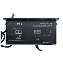 PT-6 AC 220 V Digitales Autothermometer Fahrzeugtemperaturmessgerät Monitor AC Neuestes Kfz-Thermometer mit NTC-Sensor