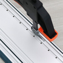 Track Quick Clamps - Secure and Fast Clamping for Track-Saw Tracks, Push-Button Fast Release, Table Saw Quality Cut 2PCS