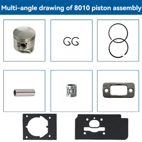 P100006300 Cylinder Piston Kit Replacement for Echo Model PB-8010 PB-9010 Backpack Blowers Replace P100012460 1