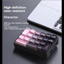 F20 Digitale Mechanische Kleine Tastatur, Kabelgebunden, Externer Laptop für die Finanzbuchhaltung, , Tragbar