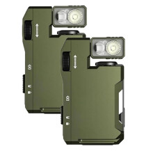 Flashlight, G5 Edc Light 400 Lumens, Rechargeable Pocket-Sized Flashlights High Lumens,Magnetic Base Green