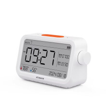ATuMan MT2 Termohygrometer Väckarklocka Multifunktionell Temperatur- och Fuktighetsmätare Sensor Väderstation Klocka Nattlampa