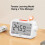 ATuMan MT2 Thermohygrometer Alarm Clock Multi-Function Temperature and Humidity Meter Sensor Weather Station Clock Night Light 2