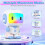 Intelligent Remote Control Robot Toy for Kids, Interactive Recording, LED Lights, Music, Dancing, Programmable Robot 4