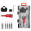 Multifunction Countersink Drill Bit Set with Adjustable Depth Stop Converts to 45Degree Chamfer Cutter Dual Sided 8/10mm 6