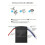 Universal Ceiling Fan Remote Control Kit, 3-in-1 Ceiling Fan Light Timing & Speed Wireless Remote Control and Receiver 1