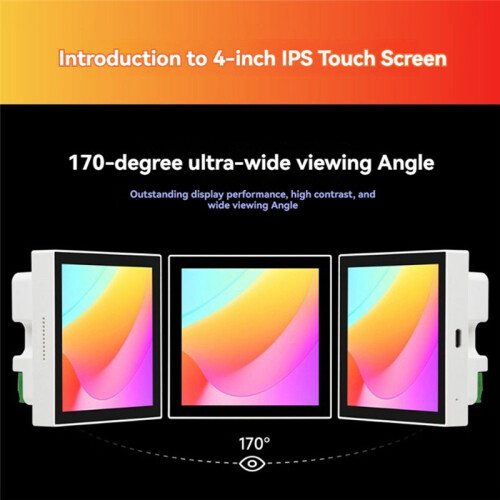 Interruptor de Parede  Scene de 4 Polegadas, Tela Sensível Ao Toque Tipo 86, Painel de Controle Central RV1106G3 1TOPS, Sem Wi-Fi e 2