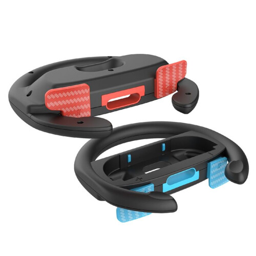 2PCS Racing Steering Wheels for   2 Controller Game Grip Handle Racing Game Wheel B