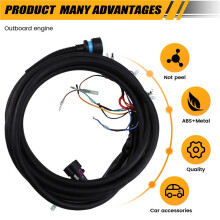 896536T01 Cable Main Wire Harness for Mercury Outboard Engine 14P Remote Control Box 14 Pins 15FT Boat Engine Parts