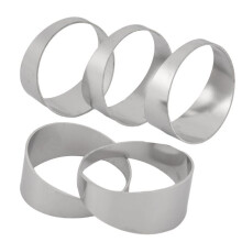 90 Degree Stainless Steel Tight Radius Pie Cuts (Not Welded) - LaserCut & Deburred for Custom Exhaust (5pcs) 2.5IN