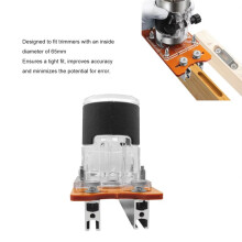 Wood Router Slotting Bracket,Precision 2-in-1 Base for 0-5cm Board Thickness, Ideal for Chamfering and Accurate Slotting