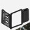 2pcs Garage Door Bracket for Ring Alarm Contact Sensor,Ring Sensor Mounting Bracket Security Accessories 1