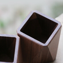 Stationery Storage Black Walnut Simple Desk Office Pen Holder Student Calligraphy Multi-Function Storage A