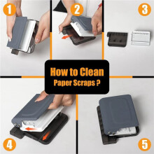 10 Hole Punch Binding Machine for Planners, with 10 Multi-Color Binder Rings, 30 Holes A4, 20 Holes A5 Grey