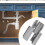 Integrated Internal & External Pipe Threading Tool,1/2in 3/4in,Drill Compatible PVC & Plastic Pipe Threader Kit for Home 1