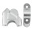 1 Pair Motorcycle Handlebar Riser Clamp for  R1200GS ADV 2013-2022 Handlebar Riser Accessories Silvery 2