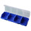 Parts Storage Box Plastic Screw Organizer Box with 4 Compartment Tool Part Container Bin with Lid Display Storage Case A 1
