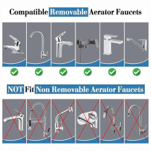 Adaptadores de Acoplamiento Rápido para Lavavajillas, Adaptador para Grifo de Fregadero de 15/16 Pulgadas-27 mm o 55/64 Pulgadas-27 mm X 3/4 Pulgadas