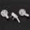 100 Pcs Plastic Heavy Wall Picture Frame Hooks Hangers 3-Pin Small White 5
