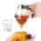 Juice Syrup Cup Squeeze Bottle, Storage Pot Holder Bee Dripper,Kettle Honey Jar Container, Kitchen Accessories 2