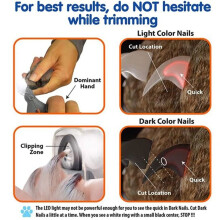 Dog Nail Scissors Clipper Cutter Electric LED Light Cat Dog Products Dog Accessories Pet Supplies Things