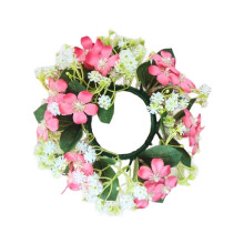 4-Piece Wreath, Small Bohemian Style Wreath, Suitable for Pillars, Weddings, and Home Table Decorations. Dark