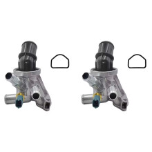 2X 80 176 12650485 per per Motore Termostato di Raffreddamento Coperchio Alloggiamento Montaggio Completo