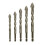 High-Performance Titanium-Coated Drill and Tap Set, High-Strength 4-Flute Serrated Eccentric Drill Bit Kit 1