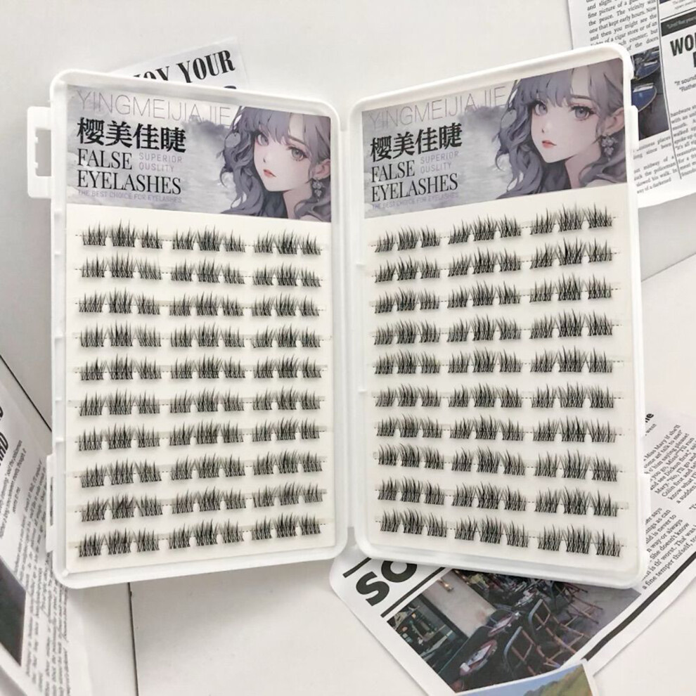 Hue-Grain (Single Box) Lightweight Diy Cluster Lashes For Women