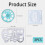 3PCS Geometric Drawing Templates Set, Circle Template & Drafting Stencils for Students, Ruler for School Architecture 7
