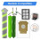 Replacement Kit for Max 705 Combo, Brush Rollers, Cleaning Roller,HEPA Filters,Dust Bags, Side Brushesit 6
