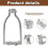 Square Hole Drill Bit Adapter, Easy Installation,Mortising Attachment for Drill Press Mortise Machine,for Drill Machines 5