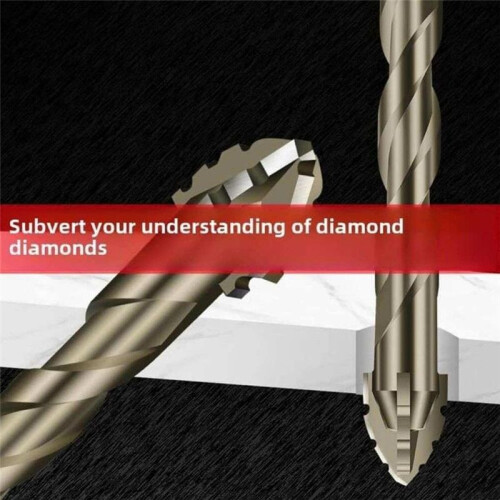 High-Performance Titanium-Coated Drill and Tap Set, High-Strength 4-Flute Serrated Eccentric Drill Bit Kit 2