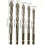 High-Performance Titanium-Coated Drill and Tap Set, High-Strength 4-Flute Serrated Eccentric Drill Bit Kit 7