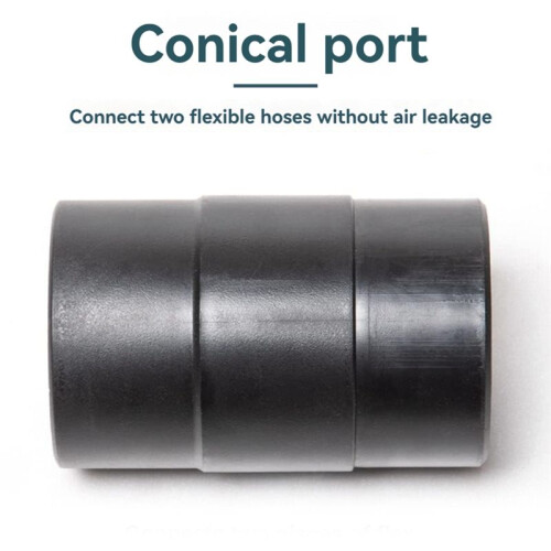 70123 4-Inch Dust Hose Connector W/Quick Connect Splice Adapter, ABS Plastic 2