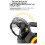Multi-Functional Outdoor Portable Solar Flashlight USB Rechargeable Built-in Hardware Tools Torch Screw Set 2