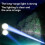 Multi-Functional Outdoor Portable Solar Flashlight USB Rechargeable Built-in Hardware Tools Torch Screw Set 8