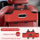 Car Universal Cup Holder Storage Box Multifunctional  Back High-Capacity Storage Rack Car Interior Accessories Red 8