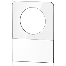 Hang Tabs, 400 Pcs Clear Sticky Hanging Tags Round Hole Self Adhesive Plastic Hang Tabs for Hanging Retail Display