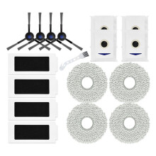 For T30 Pro Omni, T30 Omni, M12 Pro+, M12 Ultra Main Side Brush Filter Mop Dust Bag Accessory