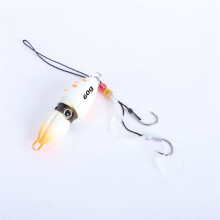 60g Gourd Slider Jig Saltwater Jigging Lure Slow Jig with Skirt Lure Luminous Fishing Bait-Snapper Grouper