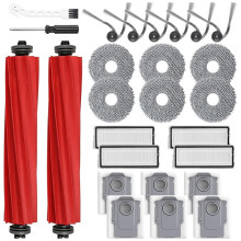 Replacement Parts for QV 35A/QV 35S Robot Vacuum Cleaner Main Side Brush HEPA Filter Mop Pads Dust Bags