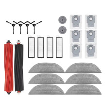 For S8 MaxV Ultra Robot Vacuum Spare Part Main Side Brushes Mop Cloths HEPA Filters Dust Bags Accessories