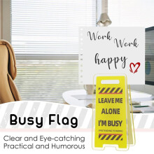 Funny Sticky Note Holder - 6 Pack Note Holder Clips, Overstimulated Desk Sign for Office, Hilarious Desk Signs