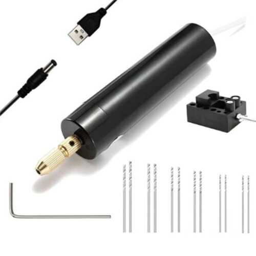 Micro-Type Hand Drill Small Electric Grinder Drilling Electric Polishing Tool DIY Drilling Electric Tool
